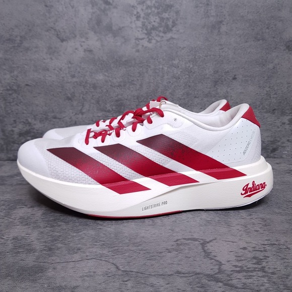 ADIDAS NCAA x Adizero EVO SL Indiana Hoosiers IU Running Shoes Mens 11 JQ4576